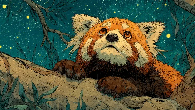 Animals Looking At The Moon