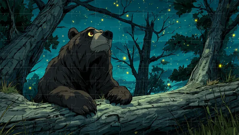 Animals Looking At The Moon