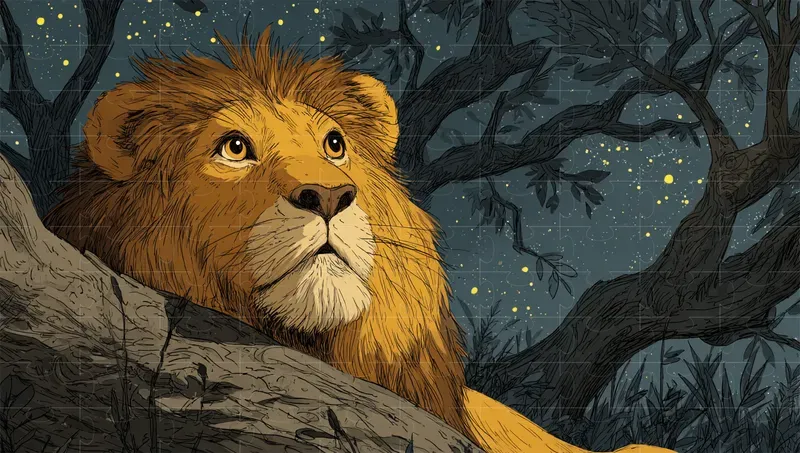 Animals Looking At The Moon