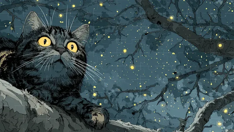 Animals Looking At The Moon