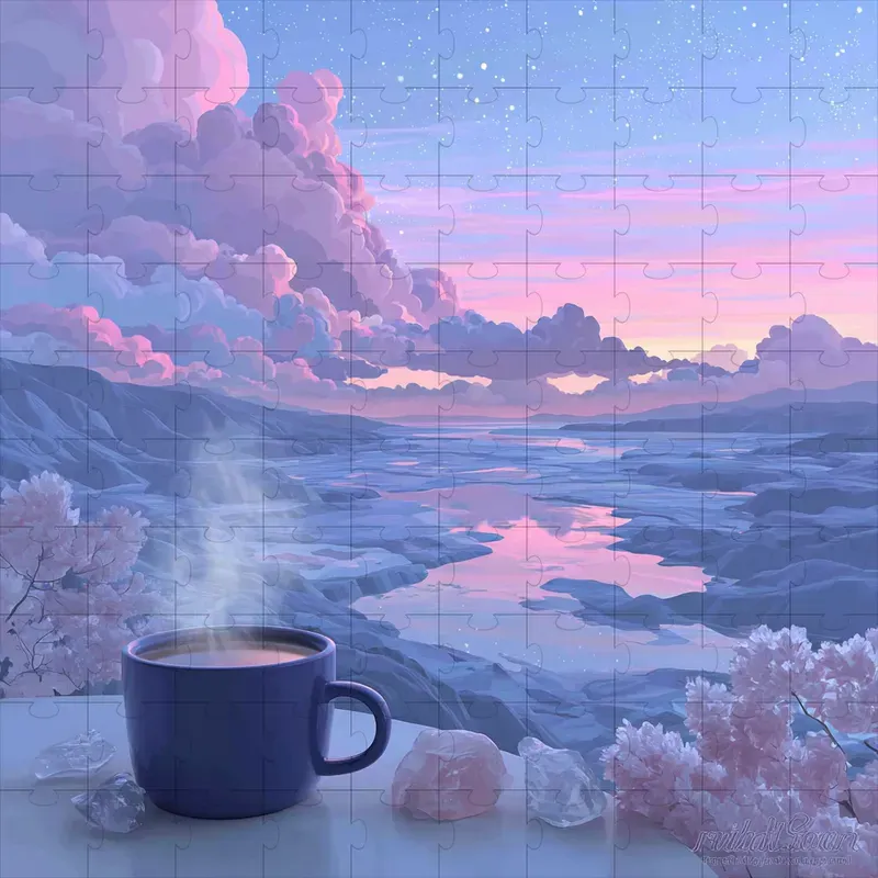 Gouache Dreamy Pastel Twilight Calms