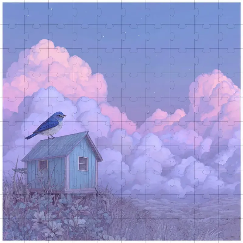 Gouache Dreamy Pastel Twilight Calms