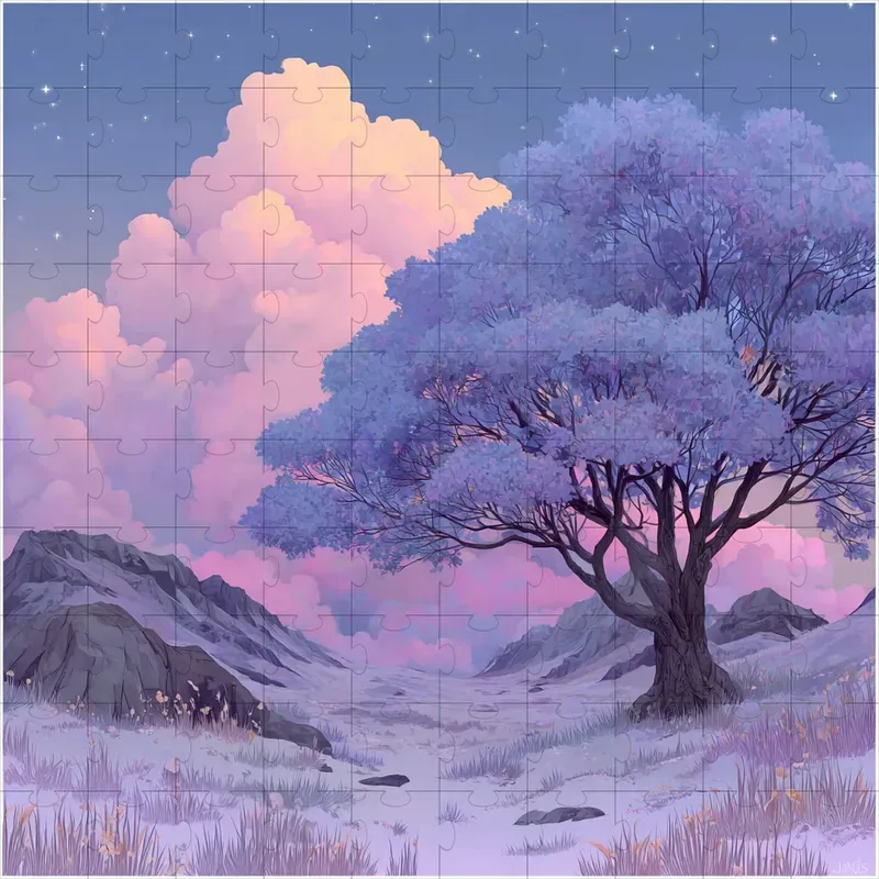 Gouache Dreamy Pastel Twilight Calms
