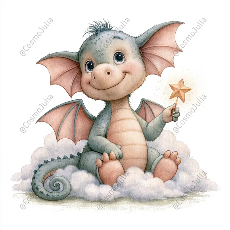 Magical Nursery Creature Clipart