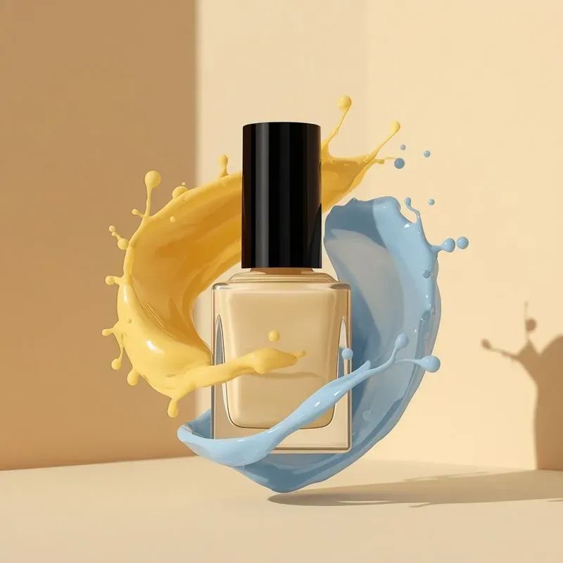 Nail Polish Splash Studio Photography