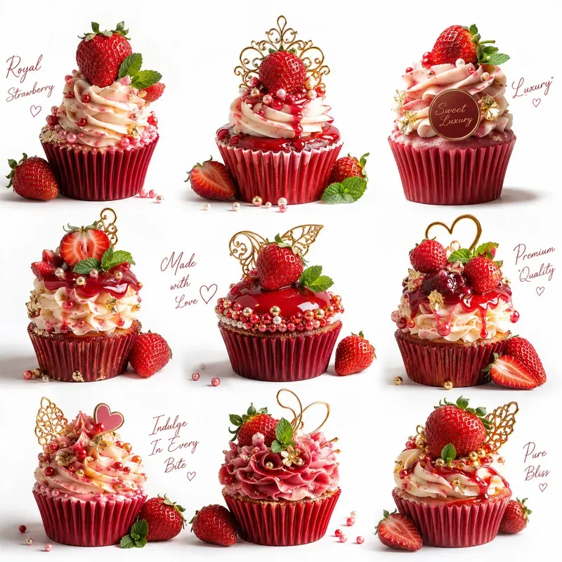 Luxury Cupcake Showcases