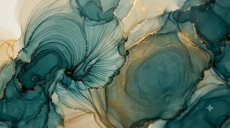 Abstract Liquid Flow Background Art