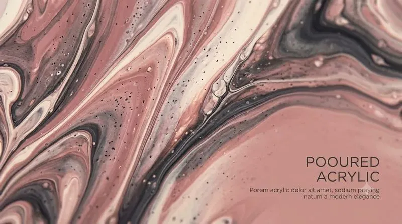 Abstract Liquid Flow Background Art