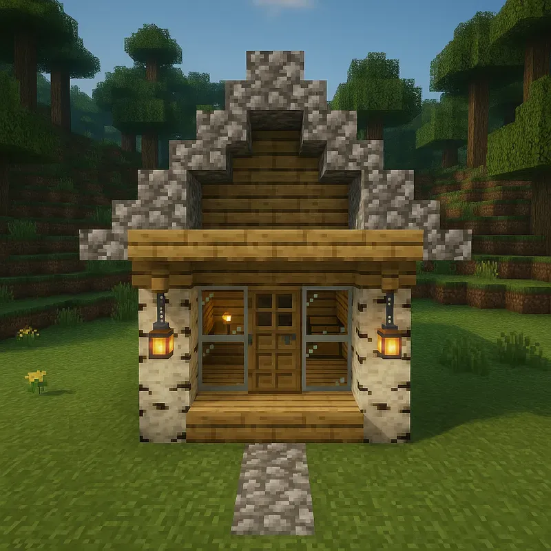 Modern Minecraft Starter House Designs
