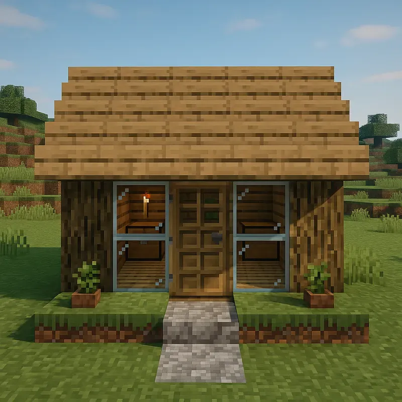 Modern Minecraft Starter House Designs