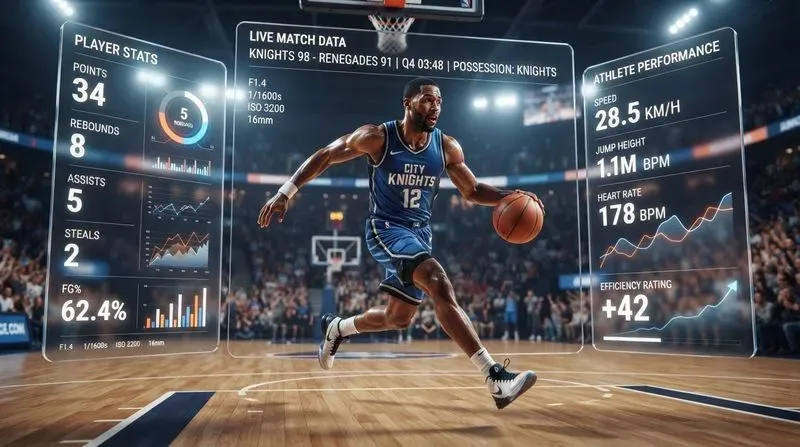 Futuristic Sport Performance Dashboards
