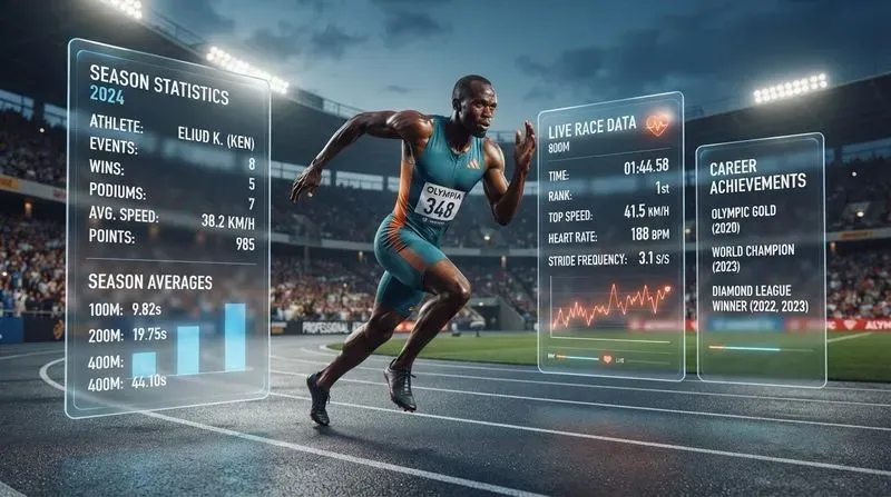 Futuristic Sport Performance Dashboards