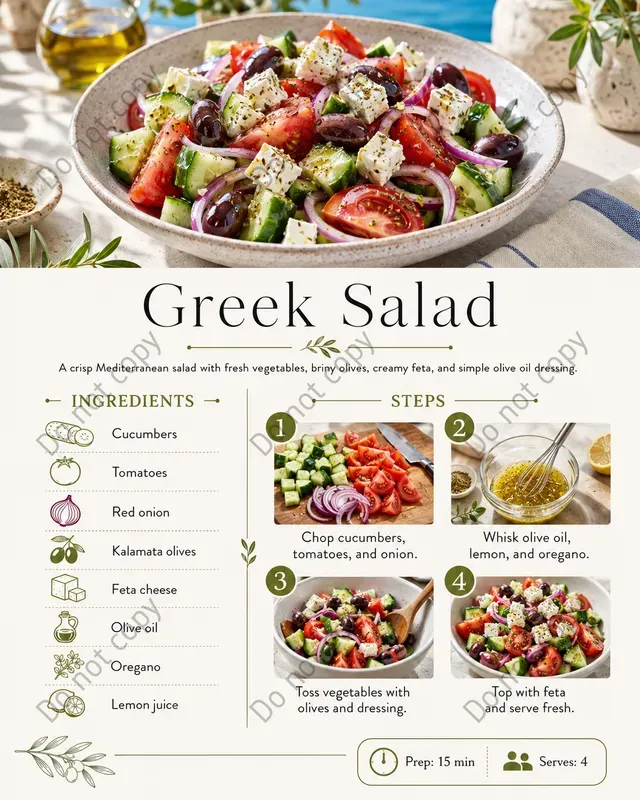 Recipe Infographic Card Makers