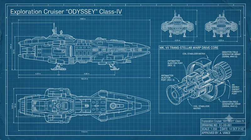 Vintage Patent Blueprints