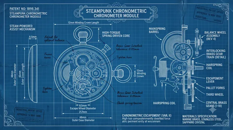 Vintage Patent Blueprints