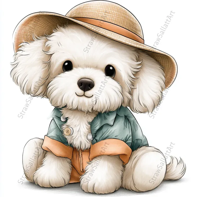 Summer Cartoon Character Clipart Tshirts