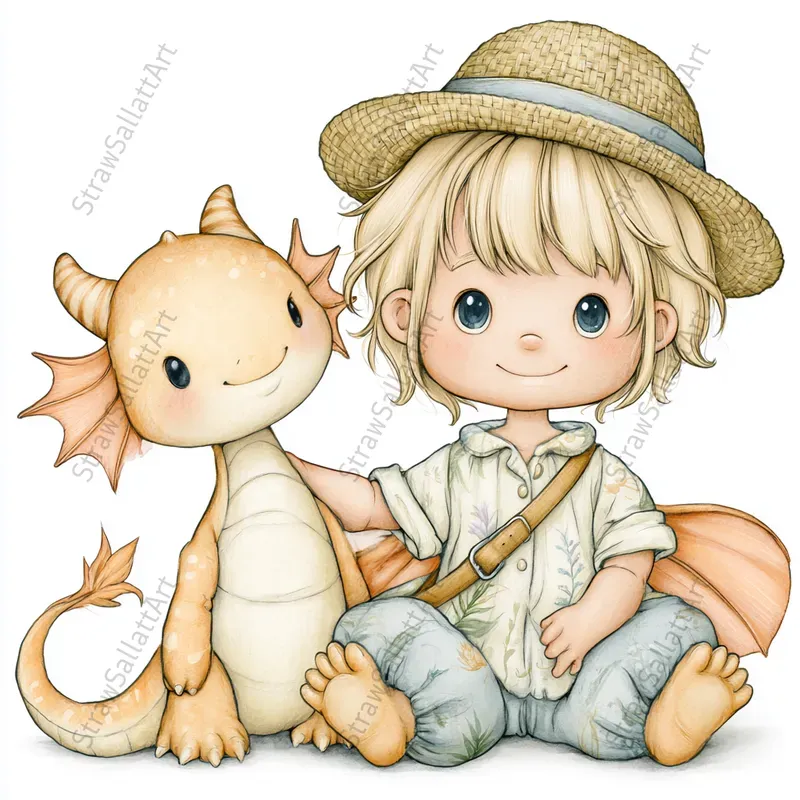 Summer Cartoon Character Clipart Tshirts