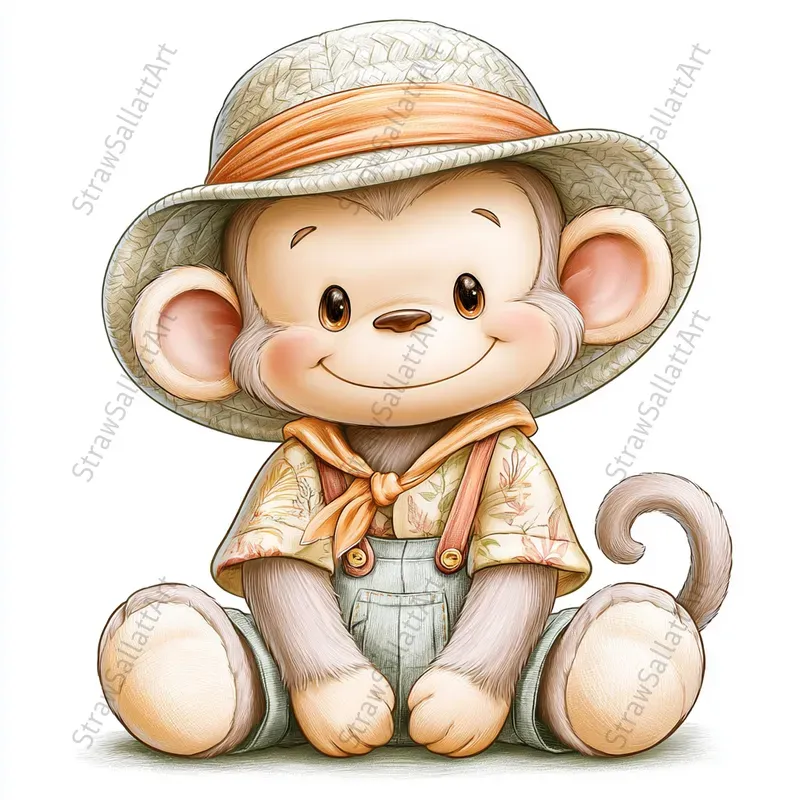 Summer Cartoon Character Clipart Tshirts