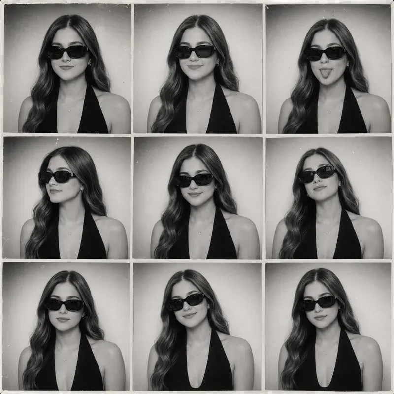 Vintage Photo Booth Collages