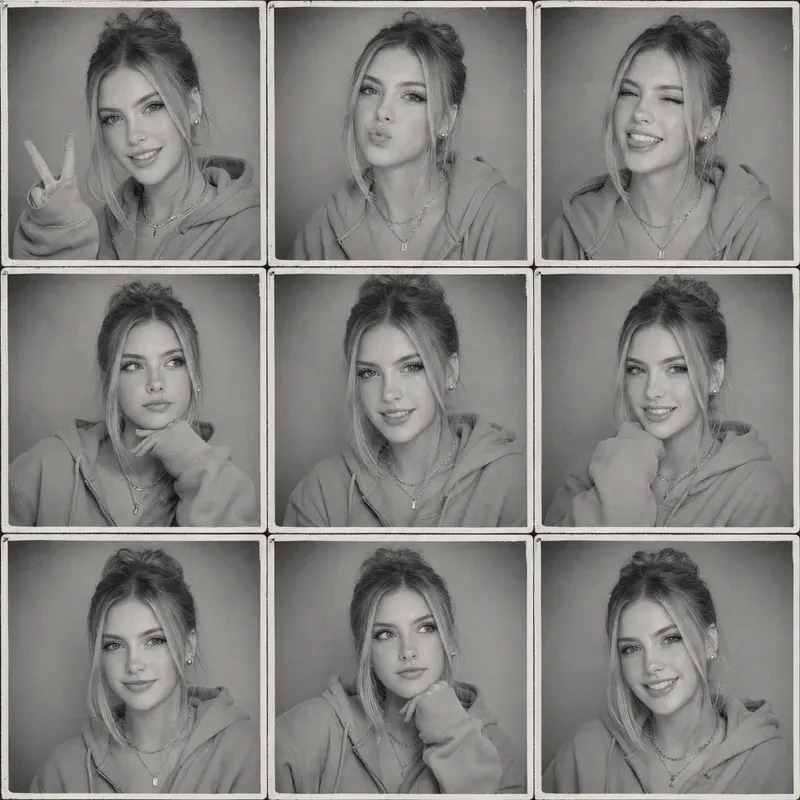 Vintage Photo Booth Collages