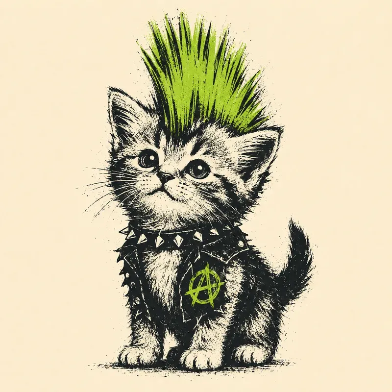 Punk Rock Animal Screen Prints