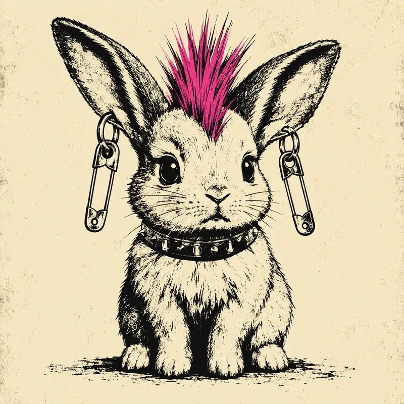 Punk Rock Animal Screen Prints