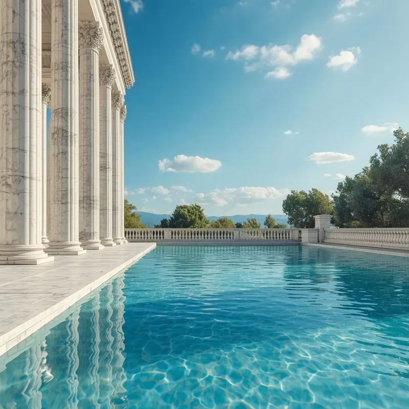 Cinematic Ancient Roman Marble Architects