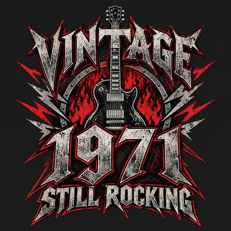 Vintage Birth Year Birthday Tee Designs