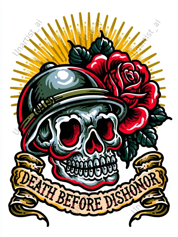 Traditional American Old School Tattoos