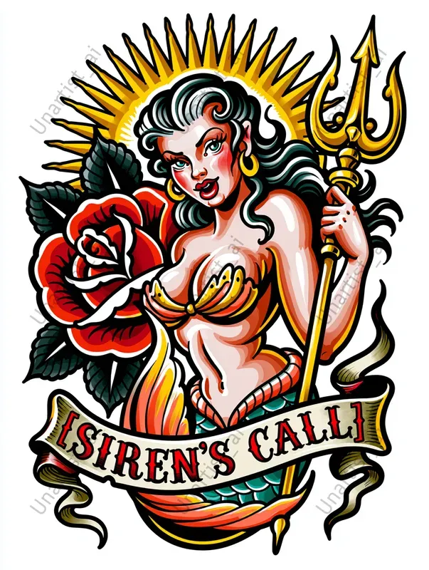 Traditional American Old School Tattoos