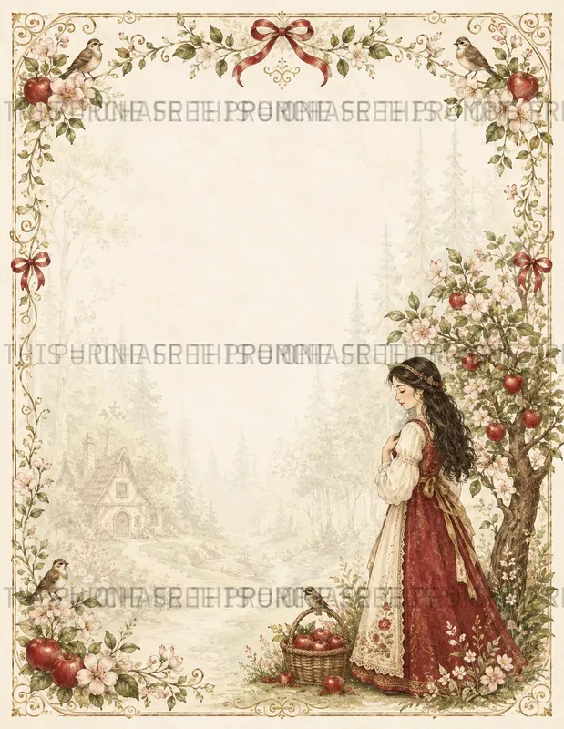 Apple Princess Journal Pages