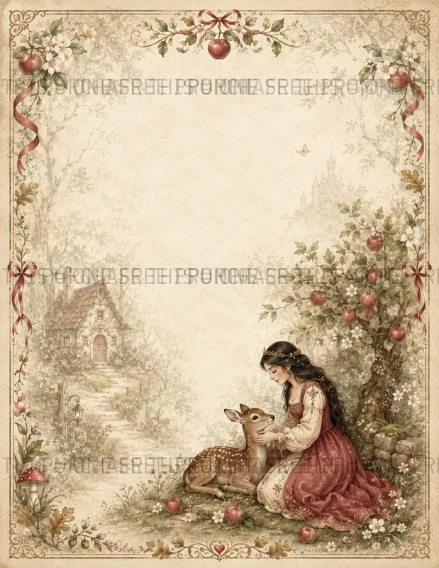 Apple Princess Journal Pages