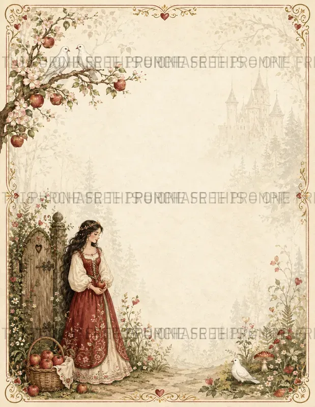 Apple Princess Journal Pages