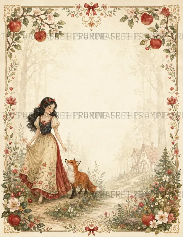 Apple Princess Journal Pages