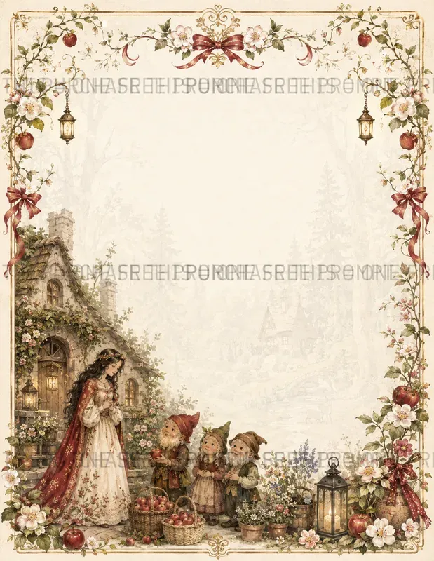 Apple Princess Journal Pages