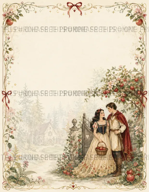 Apple Princess Journal Pages