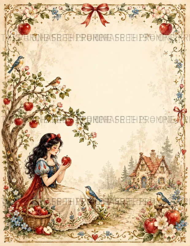 Apple Princess Journal Pages