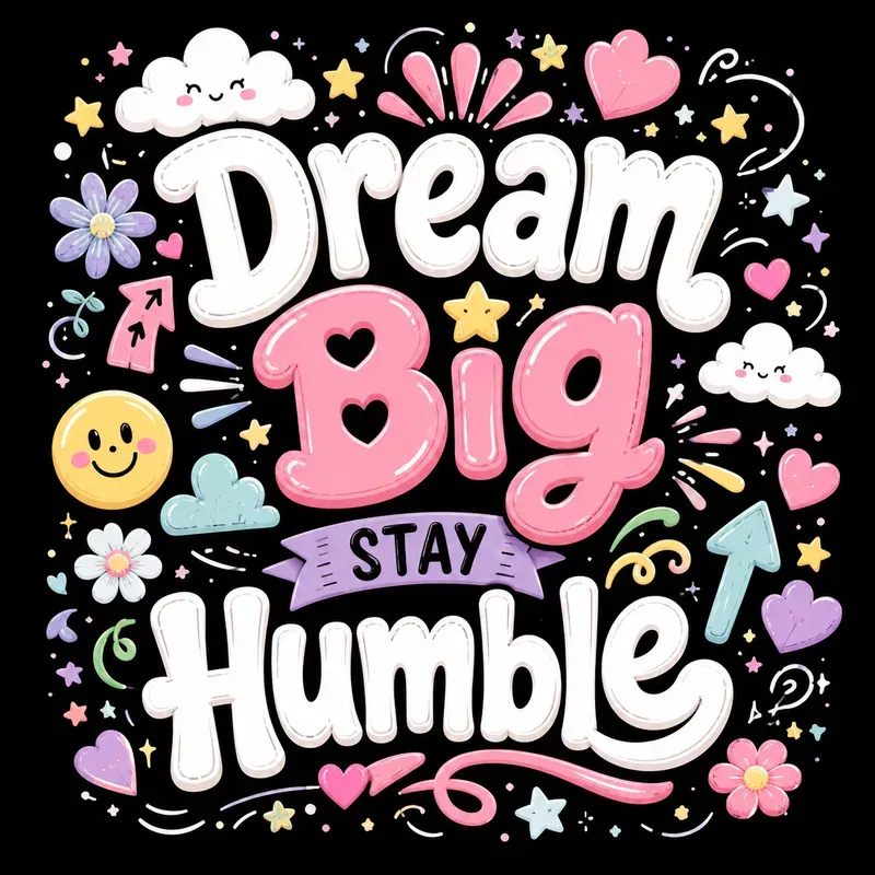 Cute Motivational Typography Art Designs