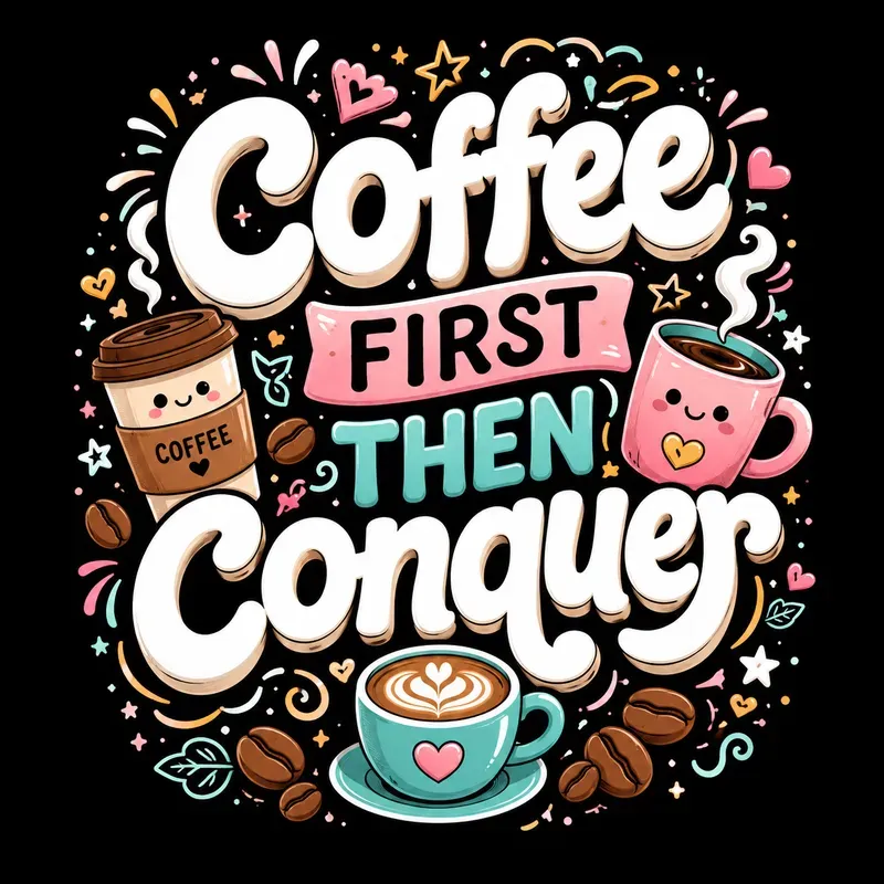 Cute Motivational Typography Art Designs