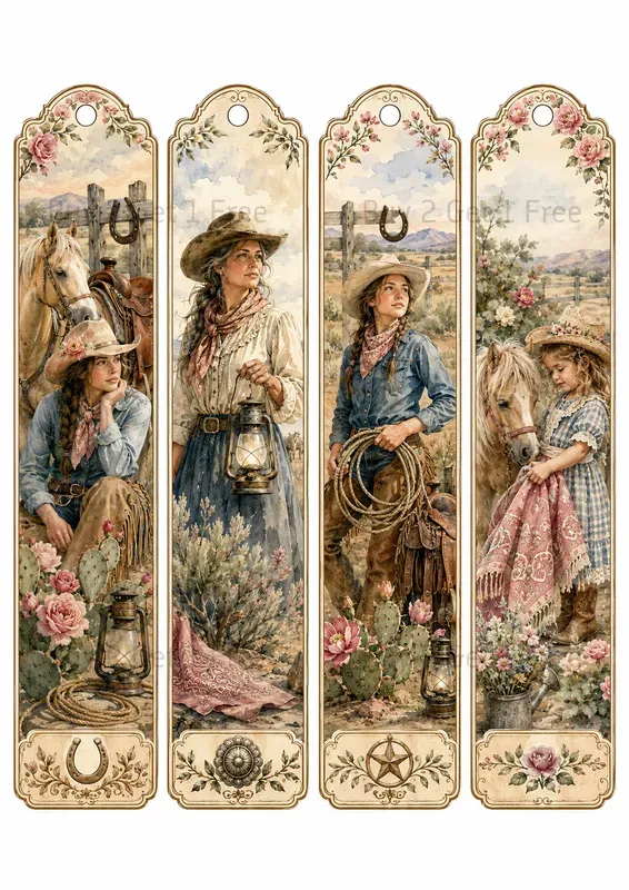 Portrait Ephemera Bookmarks