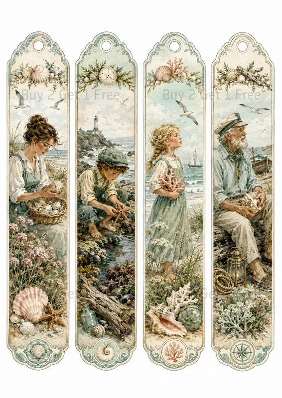 Portrait Ephemera Bookmarks