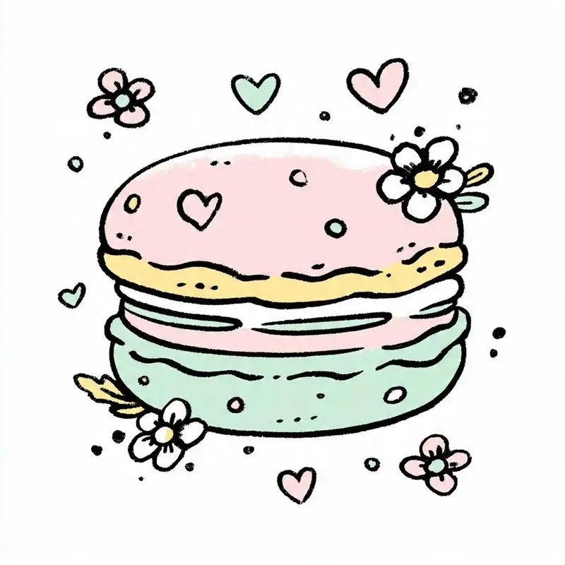 Soft Pastel Kawaii Illustration Style