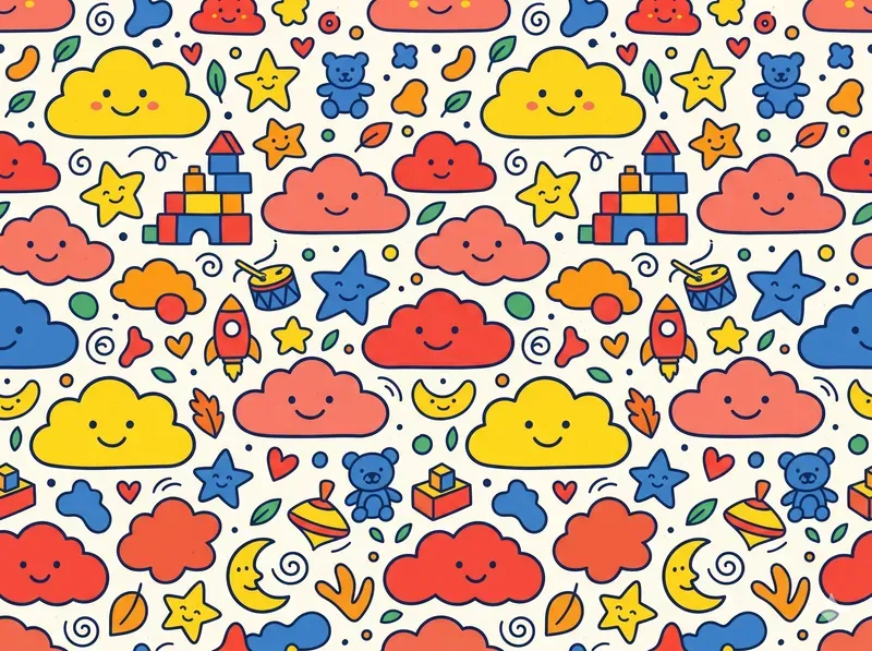 Seamless Abstract Doodle Patterns