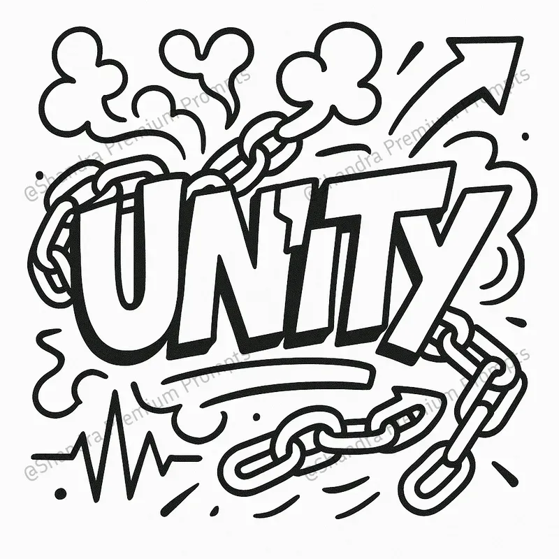 Graffiti Text Coloring Book Page Generators