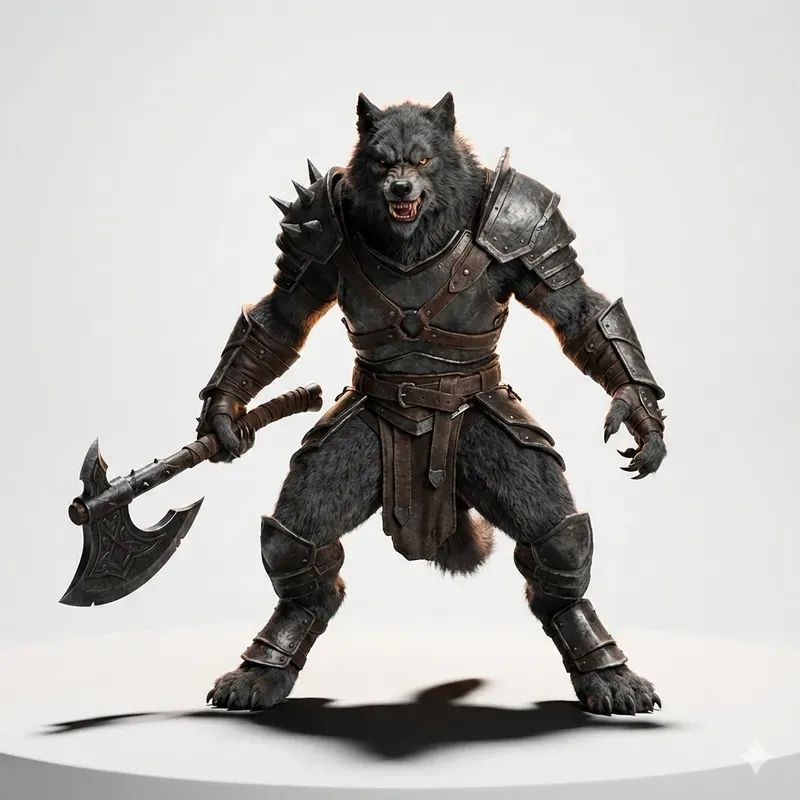 3D Armored Beast Renders
