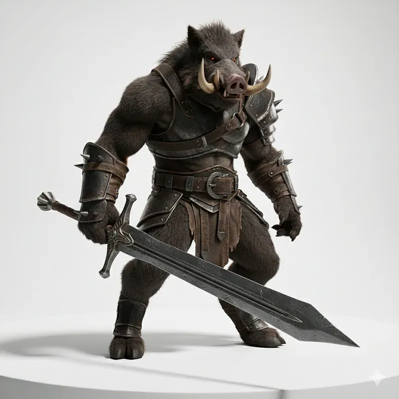 3D Armored Beast Renders
