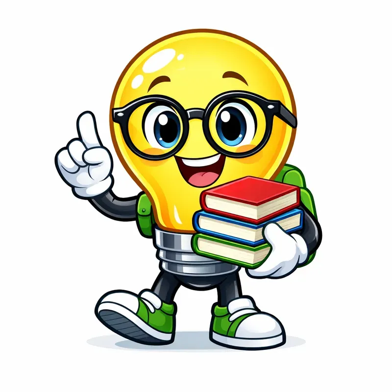 Cute Lightbulb Mascot Generator In 4K