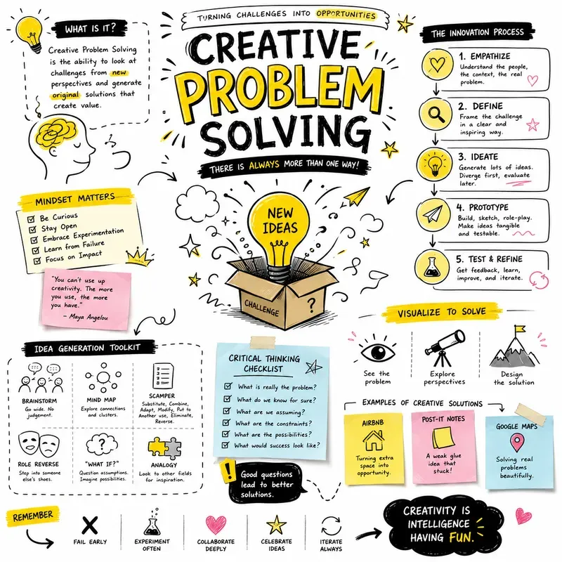 Visual Thinking Sketchnote Infographics