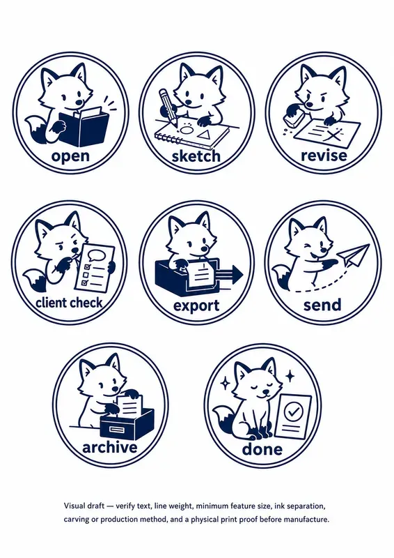 Workday Animal Microreward Stamp Sheets