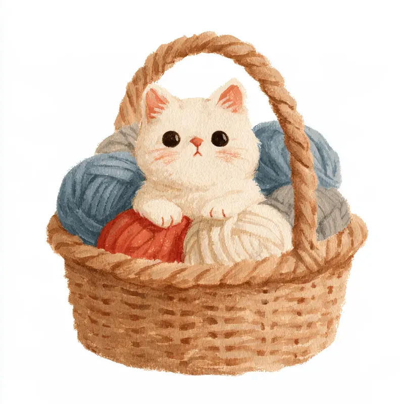 Cozy Winter Character Cliparts